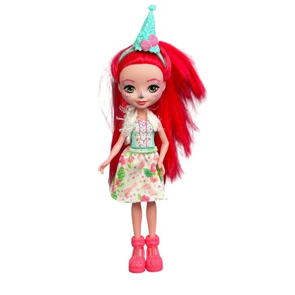 Mattel Enchantimals Lets Flamingle Doll with Outfit Party Hat Shoes 6.5 in 2018 - Picture 1 of 8